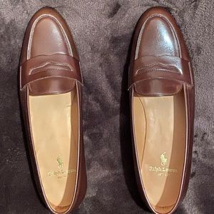 Ralph Lauren Leather Loafers, 8AA, NIB